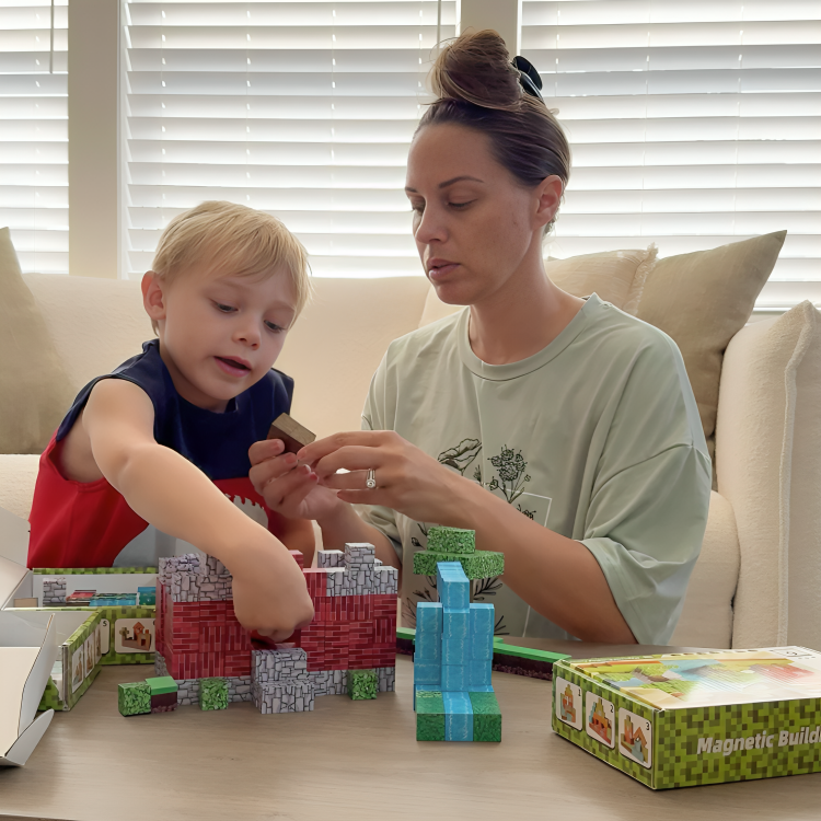   Blocks magnetic building toy for kids educational STEM Tiles