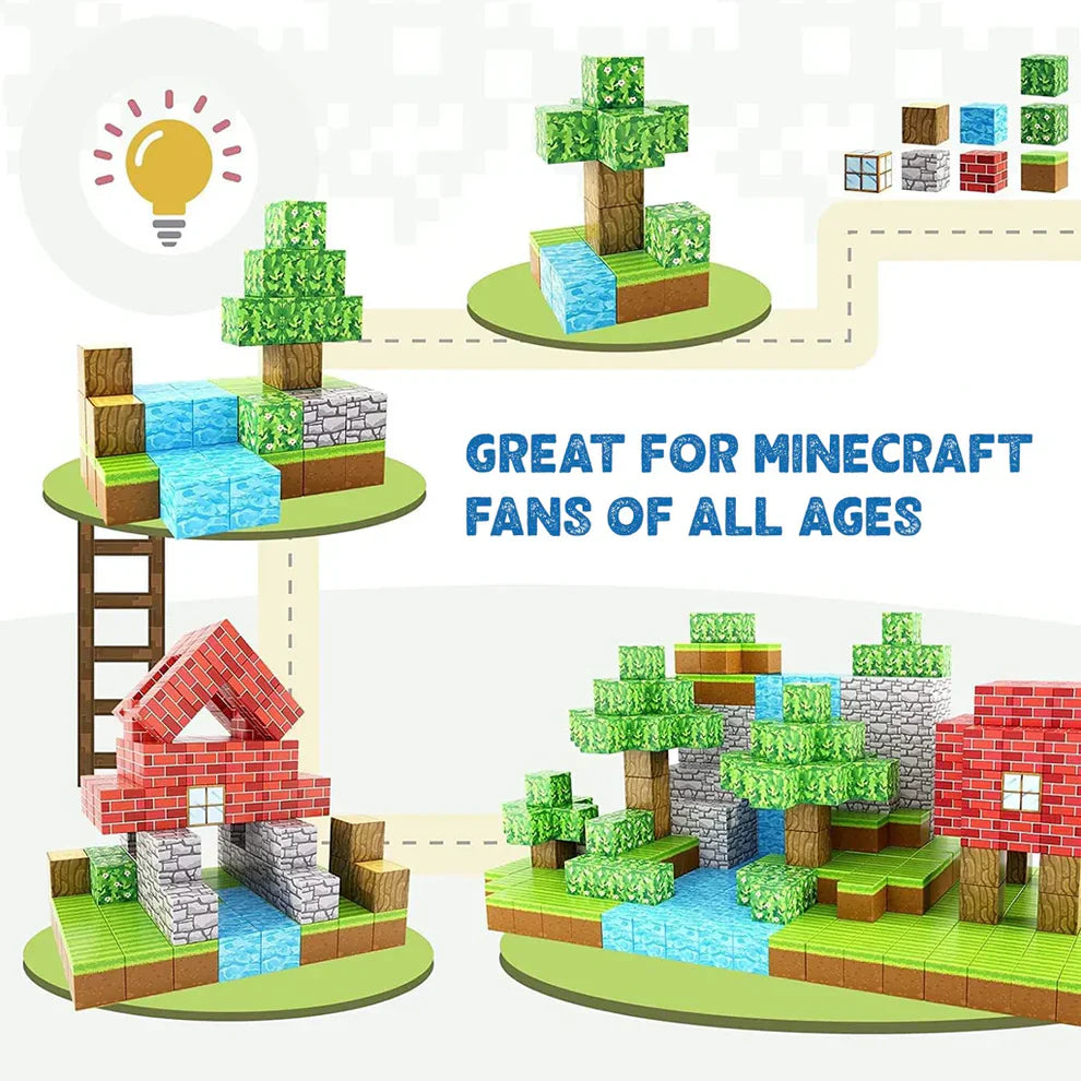   Blocks magnetic building toy for kids educational STEM Tiles